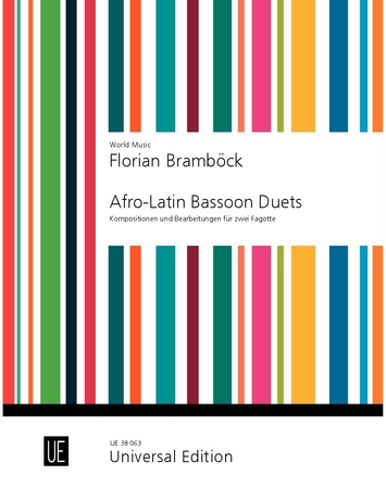 Brambock Afro Latin Bassoon Duets for two bassoons Universal Edition